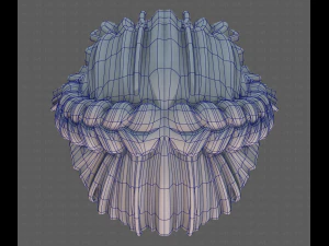 3D Hair style for girl V101 3D Model