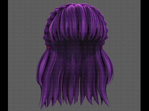 3D Hair style for girl V101 3Dモデル
