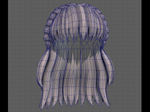 3D Hair style for girl V101 3Dモデル