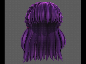 3D Hair style for girl V101 3Dモデル