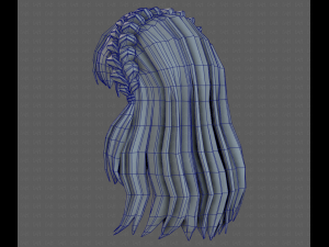 3D Hair style for girl V101 3Dモデル