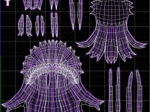 3D Hair style for girl V101 3Dモデル