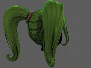 3D Hair style for girl V102 Modelo 3D