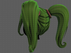 3D Hair style for girl V102 Modelo 3D