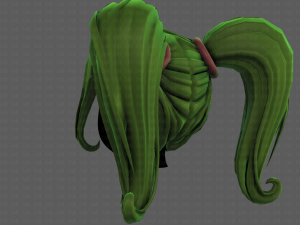 3D Hair style for girl V102 Modelo 3D
