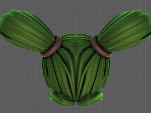 3D Hair style for girl V102 Modelo 3D