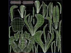 3D Hair style for girl V102 Modelo 3D
