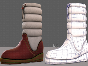 Shoes cartoonV44 3D Модель