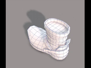 Shoes cartoonV45 3D Model