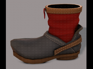 Shoes cartoonV45 3D 모델