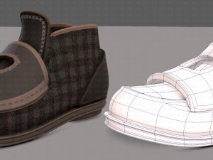 Shoes cartoonV46 3D Model