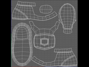 Shoes cartoonV46 3D Model