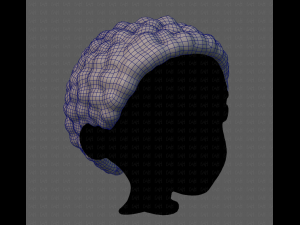 3D Hair style for boy V82 3D Model
