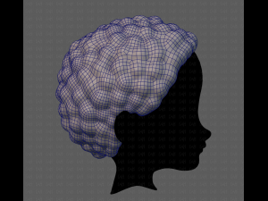 3D Hair style for boy V82 3D Model