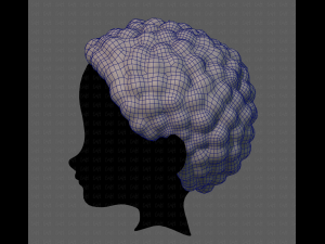 3D Hair style for boy V82 3D Model