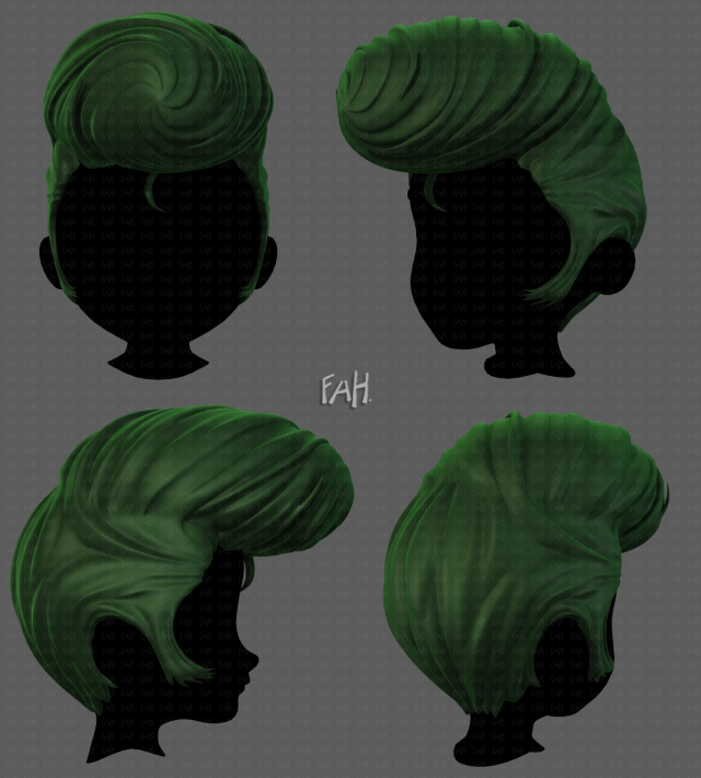 3D Hair style for boy V83 3D 모델 .c4d .max .obj .3ds .fbx .stl .blend 