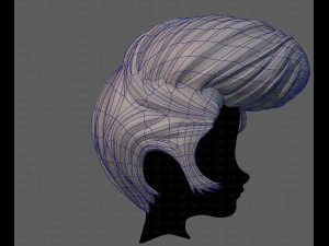 3D Hair style for boy V83 3D Model