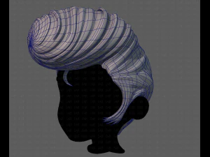 3D Hair style for boy V83 3D Model