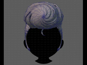 3D Hair style for boy V83 3D Model