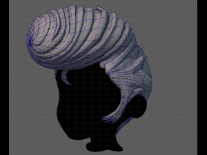 3D Hair style for boy V83 3D 모델