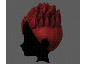 3D Hair style for boy V84 3D Model