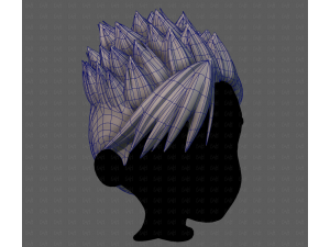 3D Hair style for boy V84 3D Model