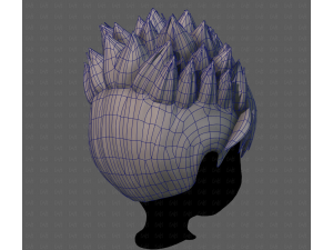 3D Hair style for boy V84 3D Model