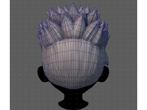 3D Hair style for boy V84 3D Model