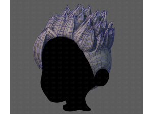 3D Hair style for boy V84 3D Model