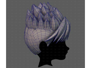 Coiffure 3D pour gar&ccedil;on V84 Modèle 3D