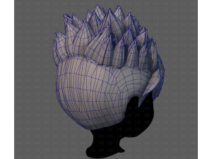 3D Hair style for boy V84 3D Model