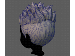 3D Hair style for boy V84 3D Model