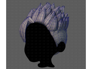 3D Hair style for boy V84 3D Model