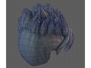 3D Hair style for boy V84 3D Model