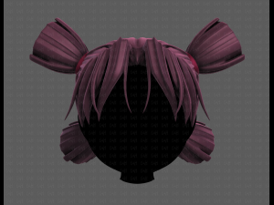 3D Hair style for girl V103 3D Model