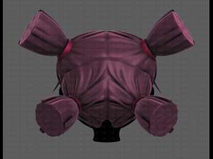 3D Hair style for girl V103 3D Model