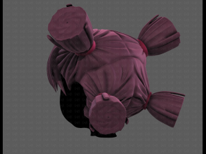 3D Hair style for girl V103 3D Model