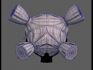 3D Hair style for girl V103 3D Model