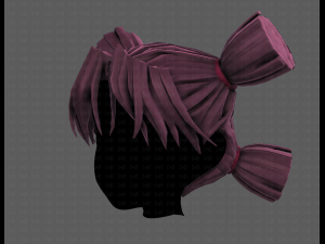 3D Hair style for girl V103 3D Model