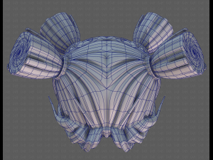 3D Hair style for girl V103 3D Model