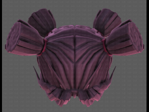 3D Hair style for girl V103 3D Model