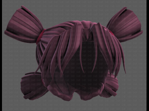 3D Hair style for girl V103 3D Model