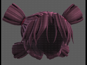3D Hair style for girl V103 3D Model
