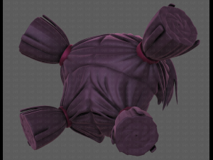 3D Hair style for girl V103 3D Model