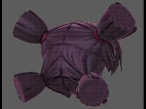 3D Hair style for girl V103 3D Model