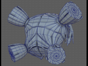 3D Hair style for girl V103 3D Model