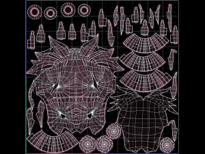 3D Hair style for girl V103 3D Model