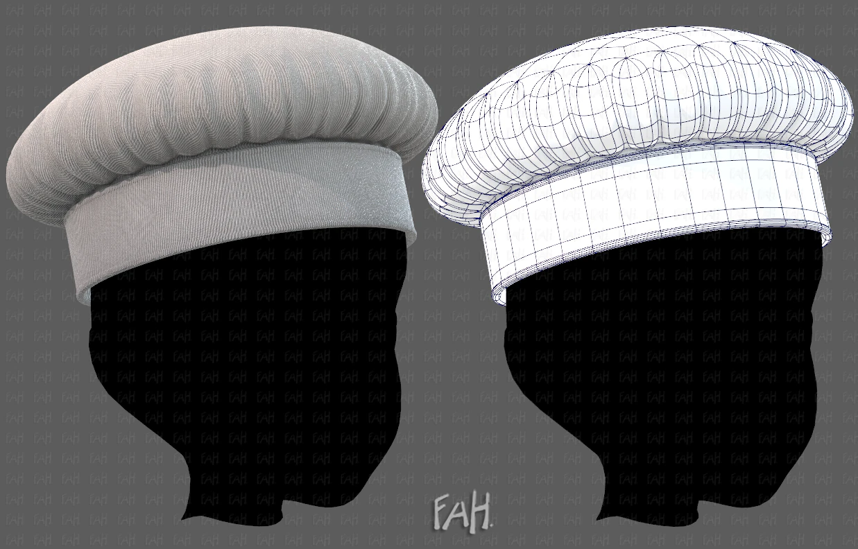 Cap V19 3D Model .c4d .max .obj .3ds .fbx .stl .blend 