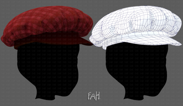 Cap V21 3D Model .c4d .max .obj .3ds .fbx .stl .blend 