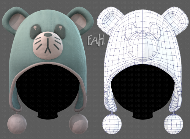 Cap V22 3D मॉडल .c4d .max .obj .3ds .fbx .stl .blend 